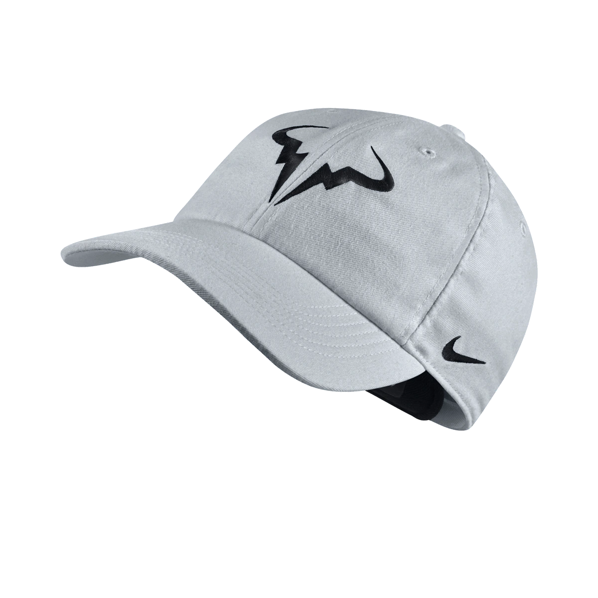 Nike AeroBill Rafa Heritage86 hat in Pure Platinum w/Black [850666-043] from the Spring 2018 tennis collection
